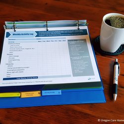 Oregon Care Home Consulting - Mock resident records book