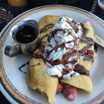 Cajun Kitchen Cafe - The banana and strawberry crepe special. - Cajun/Creole Near Me - Goleta, California
