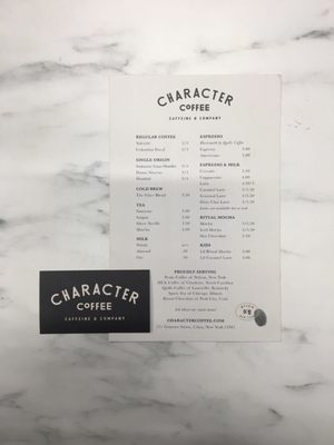 Menu photo 2 Character Coffee Utica, NY Menu photo 2 Character Coffee Utica, NY
