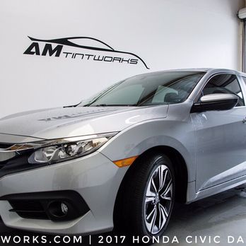 Headline Auto Design - 2017 Honda Civic with Dark 20% tint on all windows. - Car Window Tinting Near Me - Montclair, California Headline Auto Design - 2017 Honda Civic with Dark 20% tint on all windows. - Car Window Tinting Near Me - Montclair, California
