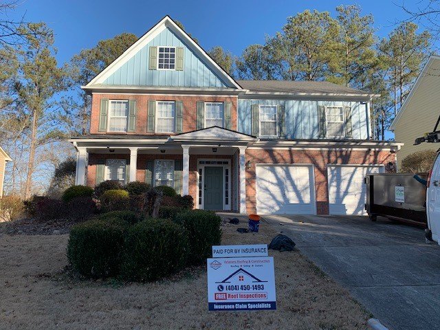Slide of Veteran's Roofing Company