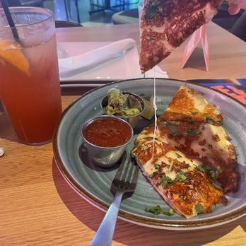 Dave & Buster's Livonia - chicken quesadilla & hennesy strawberry nirvana - Sports Bars Near Me - Livonia, Michigan Dave & Buster's Livonia - chicken quesadilla & hennesy strawberry nirvana - Sports Bars Near Me - Livonia, Michigan