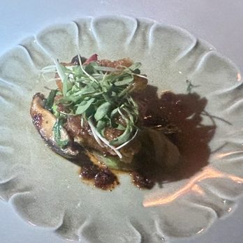 Spago - I think this was a chanterelle mushroom ravioli - New American Near Me - Beverly Hills, California