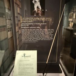 Franklin D Roosevelt Presidential Library and Museum - Big Bandleader Cab Calloway letter to FDR along with his autographed conductor's baton.