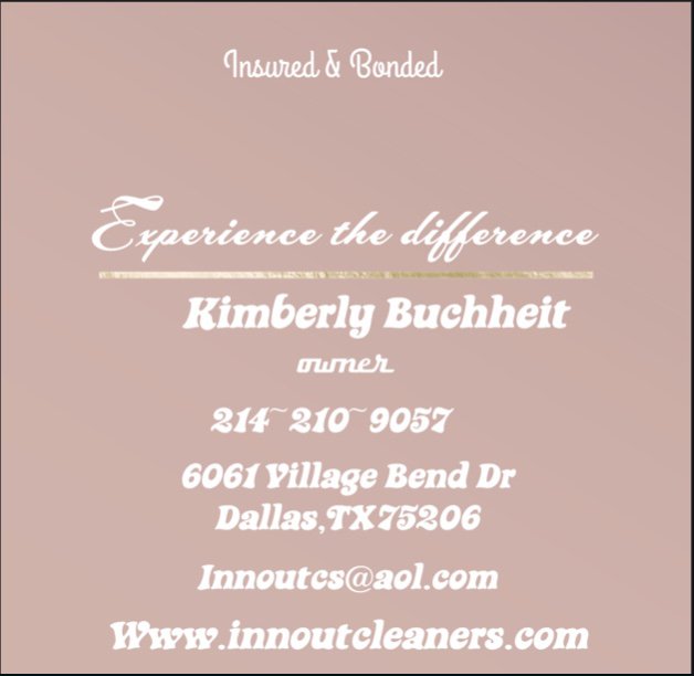 IN N OUT CLEANERS 6061 Village Bend Dr, Dallas, Texas Home Cleaning