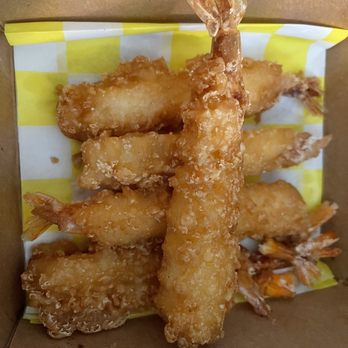 Bapmukja - Shrimp Tempura  4 Pieces x2 already ate 3 - Korean Near Me - Lynnwood, Washington