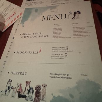 Madison - Dog menu. Lists an included dog sandwich cookie which was not available. Disappointing - Italian Near Me - San Diego, California Madison - Dog menu. Lists an included dog sandwich cookie which was not available. Disappointing - Italian Near Me - San Diego, California