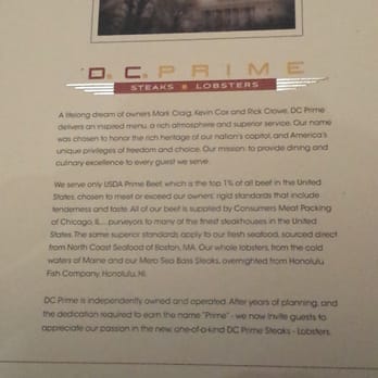 DC Prime Steaks - Steakhouses Near Me - Ashburn, Virginia