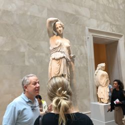 Shady Ladies Tours - Dr. Lear providing "the backstory" of the Amazon Woman who is dying