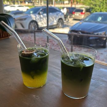 The Orange Tabby - house matcha latte, and yuzu matcha latte - Coffee & Tea Near Me - San Jose, California The Orange Tabby - house matcha latte, and yuzu matcha latte - Coffee & Tea Near Me - San Jose, California