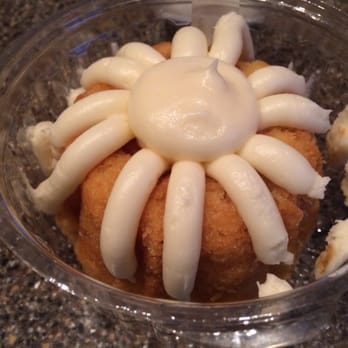 Nothing Bundt Cakes - White chocolate raspberry, looking a little small and scraggly but still delicious - Bakeries Near Me - Wheaton, Illinois