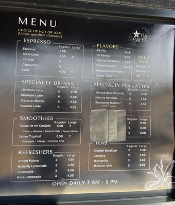 Menu photo 6 Yia Caffe Los Angeles, CA