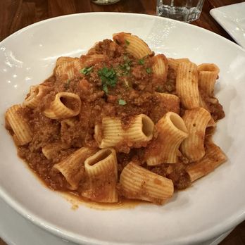 Isola Pizza Bar - Rigatoni Al Ragú - Pizza Near Me - La Jolla, California