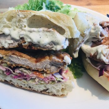 Stem Kitchen & Garden - Fried chicken sandwich ($16) - New American Near Me - San Francisco, California