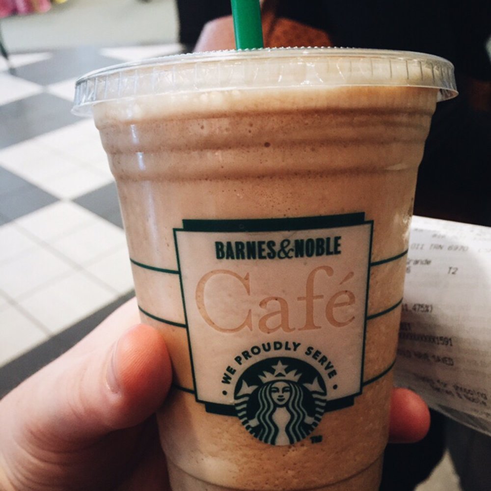 Starbucks in the café. They also have Cheesecake Factory cheesecake. Yum! Starbucks in the café. They also have Cheesecake Factory cheesecake. Yum!