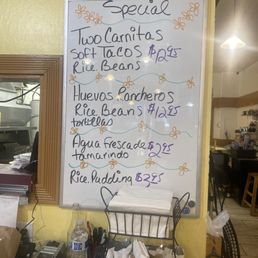 Today's Specials! Today's Specials!