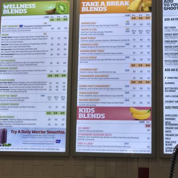 Smoothie King - menu and prices for smoothies - Health Markets Near Me - Washington, DC, District of Columbia