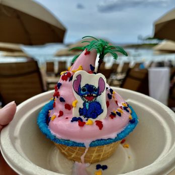 Little ‘Opihi's - Stitch Dole Whip Fresh Fruit Sundae - Hawaiian Near Me - Kapolei, Hawaii