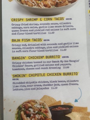 Menu photo 6 Tijuana Flats Lutz, FL