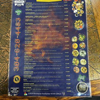 323 Dhaba - Menu - Vegetarian Near Me - Bunker Hill, West Virginia