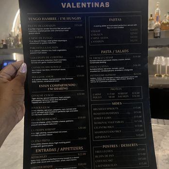 Valentinas - Food Menu - Latin American Near Me - Dallas, Texas Valentinas - Food Menu - Latin American Near Me - Dallas, Texas