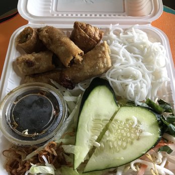 Pho Hoa Binh - Vegetarian spring roll vermicelli noodle bowl - carry out. So good! - Vietnamese Near Me - Rockville, Maryland Pho Hoa Binh - Vegetarian spring roll vermicelli noodle bowl - carry out. So good! - Vietnamese Near Me - Rockville, Maryland