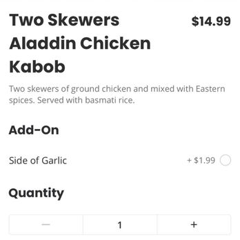 Aladdin Mediterranean Cuisine & Catering - Deceiving advertisement on pictures vs what's described - Mediterranean Near Me - Claremont, California Aladdin Mediterranean Cuisine & Catering - Deceiving advertisement on pictures vs what's described - Mediterranean Near Me - Claremont, California