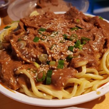 China Moon - Cold noodles with sesame sauce ($4.60). Giant portion for practically nothing. But it's not that interesting & is slightly sweet. - Chinese Near Me - Minneapolis, Minnesota