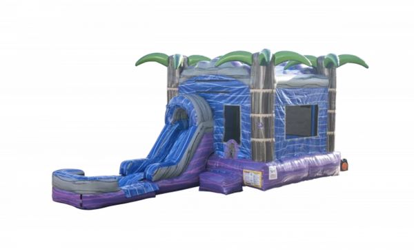 Combo Bounce Houses - Combos are the most popular because they provide a bounce house and a slide. They can be used Wet or Dry. Basketball hoop included. Combo Bounce Houses - Combos are the most popular because they provide a bounce house and a slide. They can be used Wet or Dry. Basketball hoop included.
