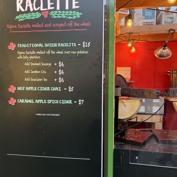 Baked Cheese Haus - Raclette menu - Cheese Shops Near Me - New York, New York