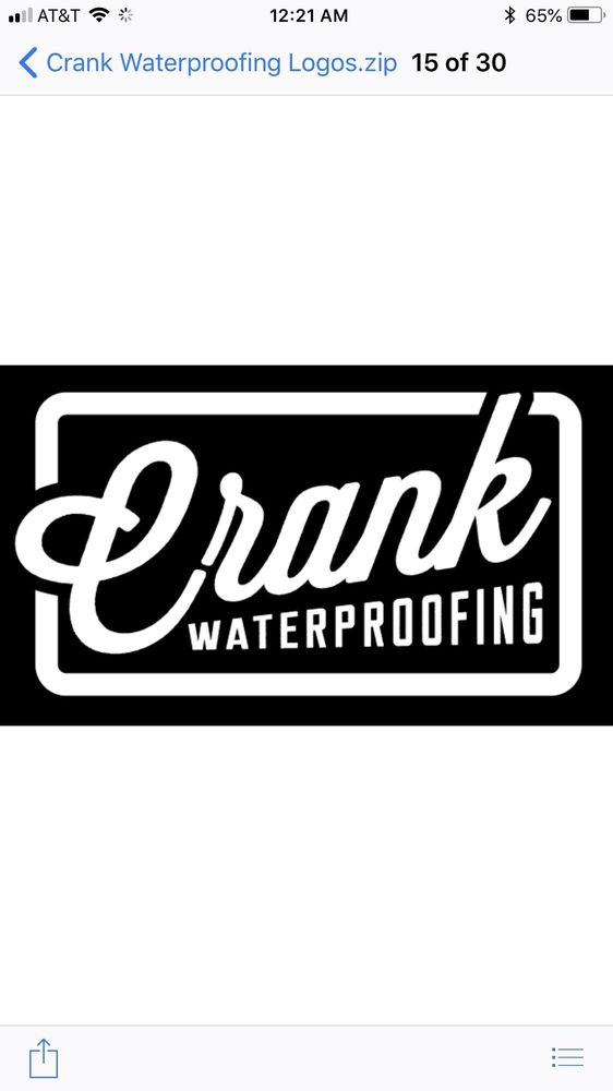 Slide of Crank Waterproofing