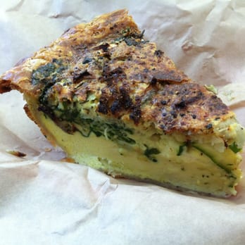 The Trails - Zucchini, Spinach and Goat Cheese Quiche - Cafes Near Me - Los Angeles, California