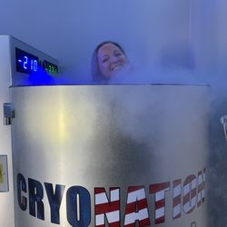 Cryo Nation - Shelley Ann getting her freeze on!