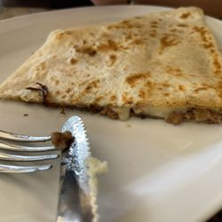 La Flor Pupusas Grill - Quesadilla with Carnitas (this was half!)