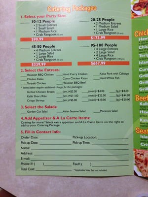 Menu photo 5 Ono Hawaiian BBQ Phoenix, AZ