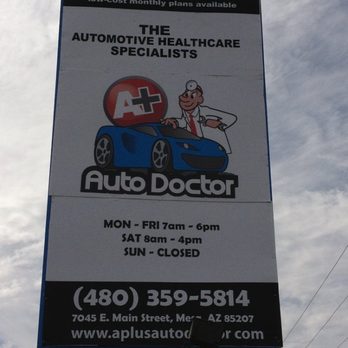 A Plus Auto Doctor - Auto Repair Near Me - Mesa, Arizona