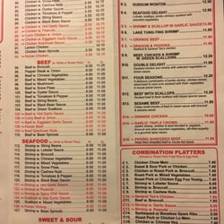 King's Wok - Menu As of 4/4/16