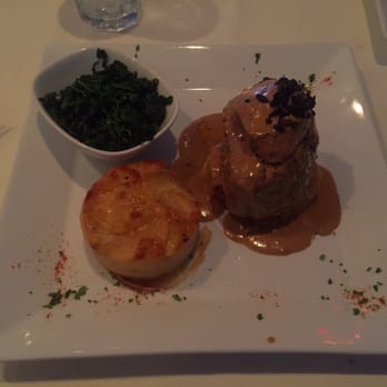 La Petite Maison - The fillet mignon with peppercorn sauce. - French Near Me - Atlanta, Georgia