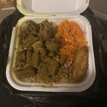 Jamaica Mi Irie - Curry goat, rice/peas, and plantain - Caribbean Near Me - Greenville, South Carolina Jamaica Mi Irie - Curry goat, rice/peas, and plantain - Caribbean Near Me - Greenville, South Carolina