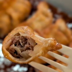 Cineplex Cinemas Pickering and VIP - Cross-section of my waygu gyoza