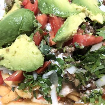 Los Compadres Taco Truck - Fries with everything. Very oily and deep fried but it's loaded! - Food Trucks Near Me - Oakland, California Los Compadres Taco Truck - Fries with everything. Very oily and deep fried but it's loaded! - Food Trucks Near Me - Oakland, California