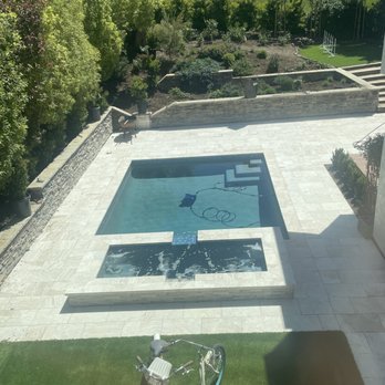 Premier Pools and Spas - Our gorgeous new pool fromthe bedroom window. Rick and his wonderfu guys did the pool, hot tub, and Verona marble patio pavers. We love it - Pool & Hot Tub Service Near Me Premier Pools and Spas - Our gorgeous new pool fromthe bedroom window. Rick and his wonderfu guys did the pool, hot tub, and Verona marble patio pavers. We love it - Pool & Hot Tub Service Near Me