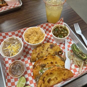 Cielito Lindo Taqueria - El Compadre Combo with 3 quesabirria tacos - Mexican Near Me - Reno, Nevada