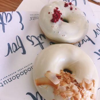 NoDo Donuts - Raspberry White Chocolate & Pure Passion - Donuts Near Me - Newstead, QLD