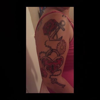 Cloud 9 Tattoo - First session of sleeve by Adam !! - Tattoo Near Me - Sacramento, California