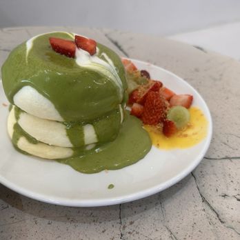 Nostimo Cafe & Tea - Matcha Brûlée Soufflé - Coffee & Tea Near Me - Westminster, California