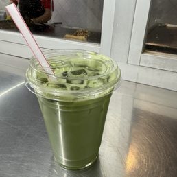 Horchata matcha drink Horchata matcha drink