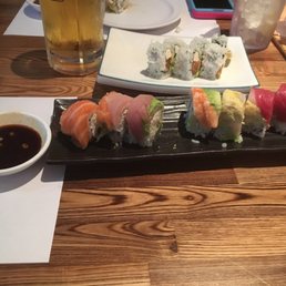 Someone took a piece of my Rainbow roll. Keep an eye on my daughter! Someone took a piece of my Rainbow roll. Keep an eye on my daughter!