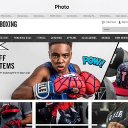 Christopher Simmons - Christopher on the cover of Title Boxing's Website