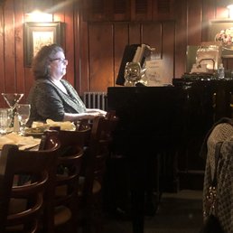 Sue plays every Friday and Saturday evening starting at 7PM. Sue plays every Friday and Saturday evening starting at 7PM.